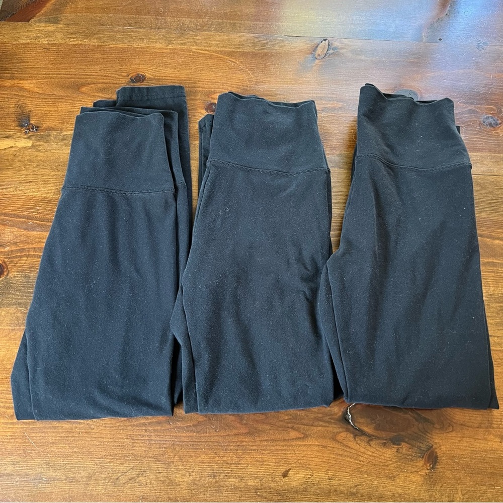 3 Aerie OG High Waisted Leggings Size Medium Short